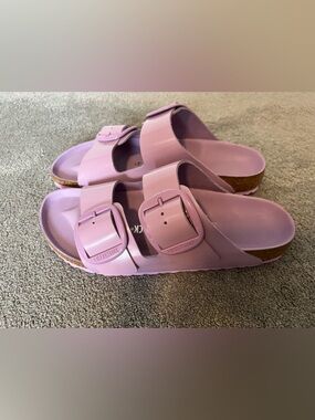 Birkenstock Arizona Big Buckle High Shine Crocus Purple 41 narrow